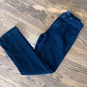 Boys Fried Denim Black Jeans
